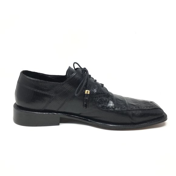 David Eden Oxfords Shoes Size 9 Black Croc Liz main image 8